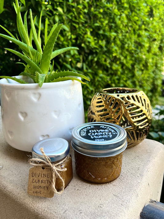 Divine Clarity Honey • Organic Blue Lotus & Raw Honey