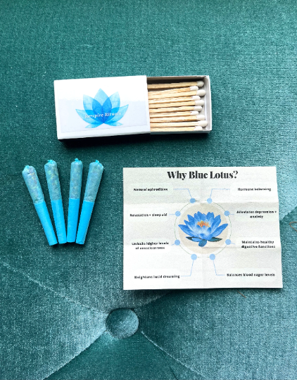 Blue Lotus Mini Pre-Rolls Matchbox Set